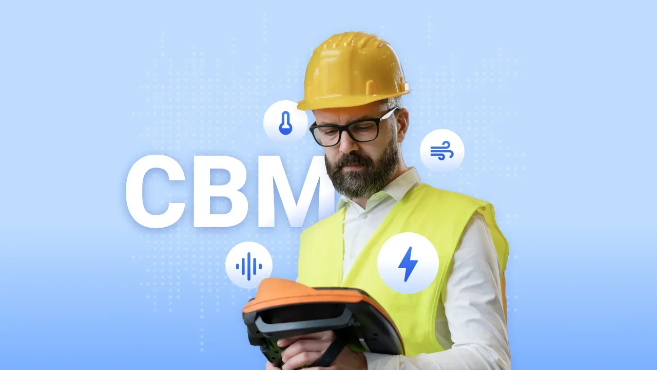 O CBM é uma estratégia de manutenção que monitora o estado de um ativo com tecnologias para determinar quando e que tipo de ação deve ser realizada.