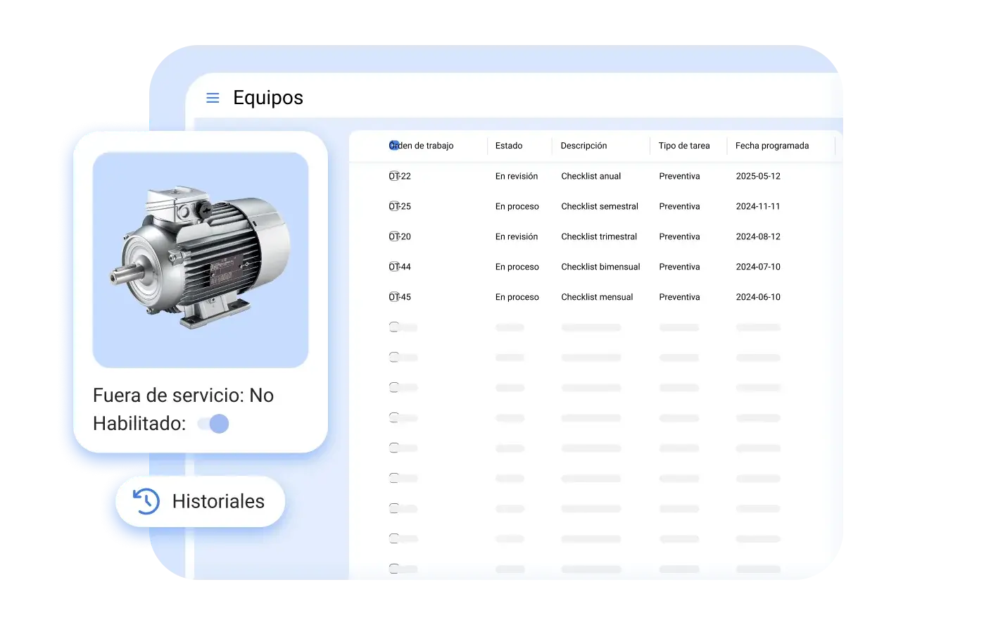 Mejora la disponibilidad y  confiabilidad de tus activos