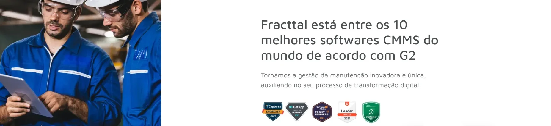 Fracttal é uma das melhores soluções no relatório da FrontRunners.